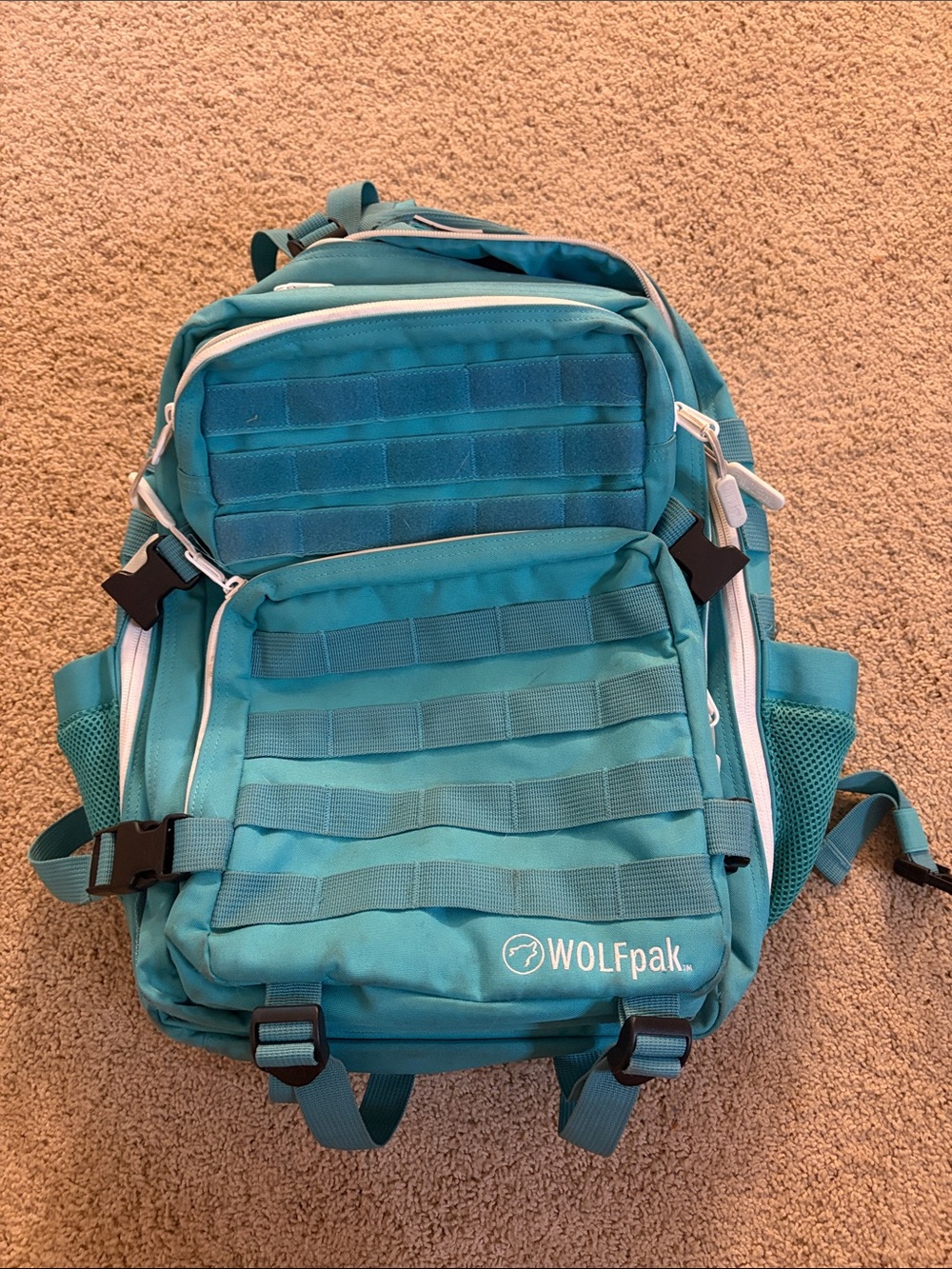 WOLFpak Teal Tactical Gym Backpack